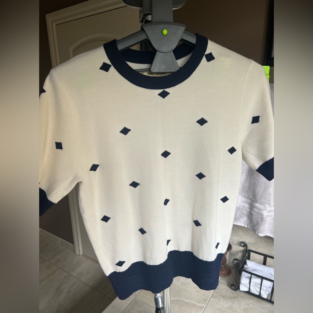 Tory Sport Short Sleeve Sweater